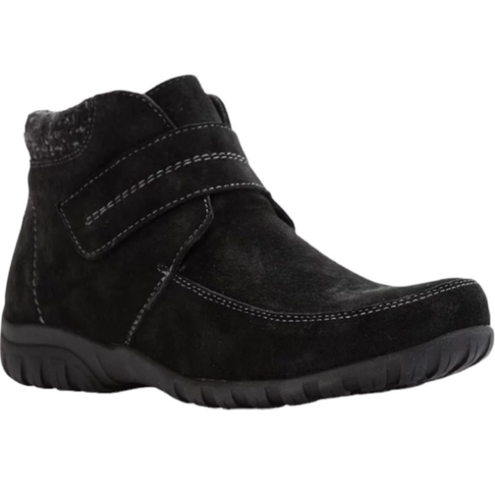 Propet Delaney Strap Black Leather
Ankle Boots Size 8